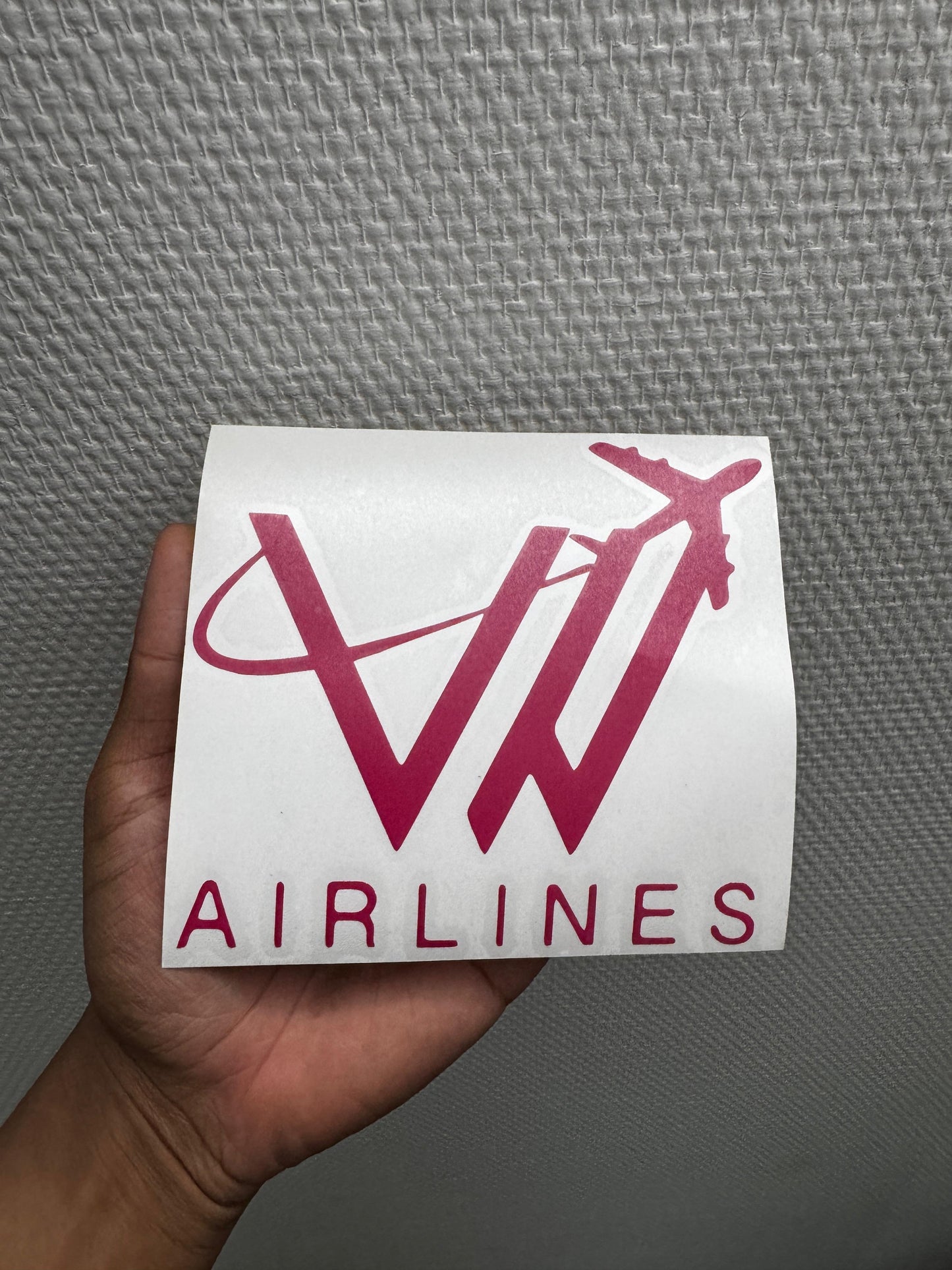 VW Airlines sticker