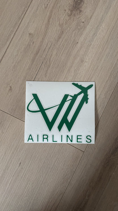 VW Airlines sticker