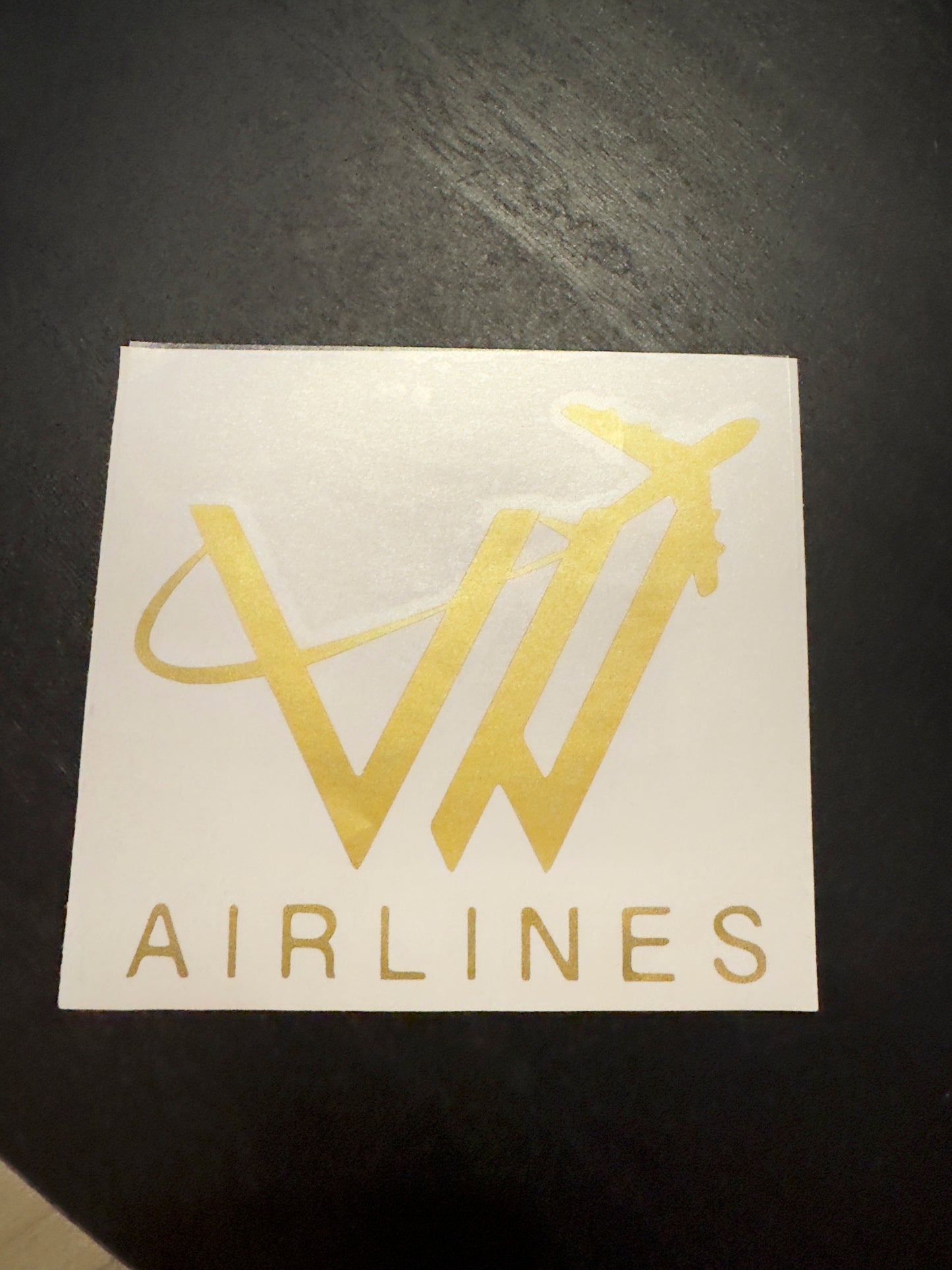 VW Airlines sticker