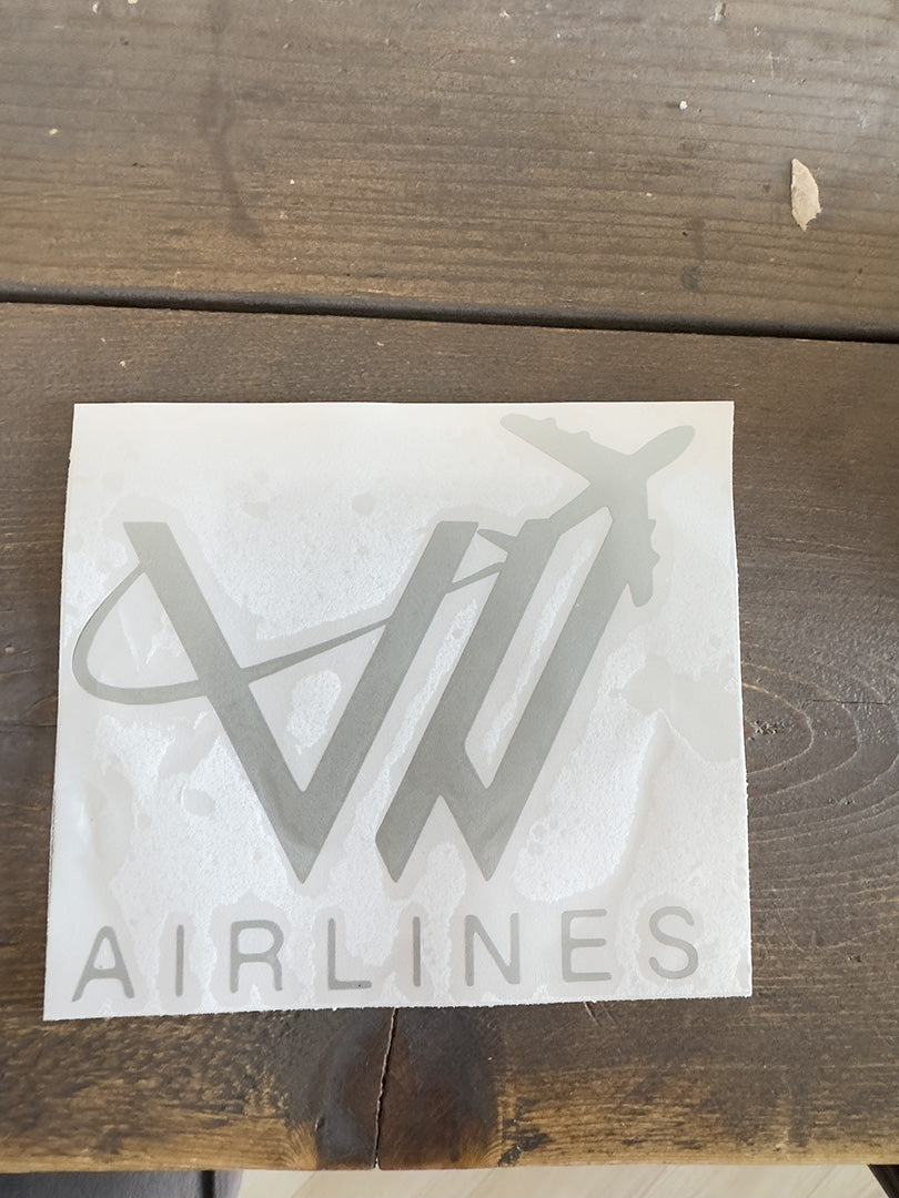 VW Airlines sticker