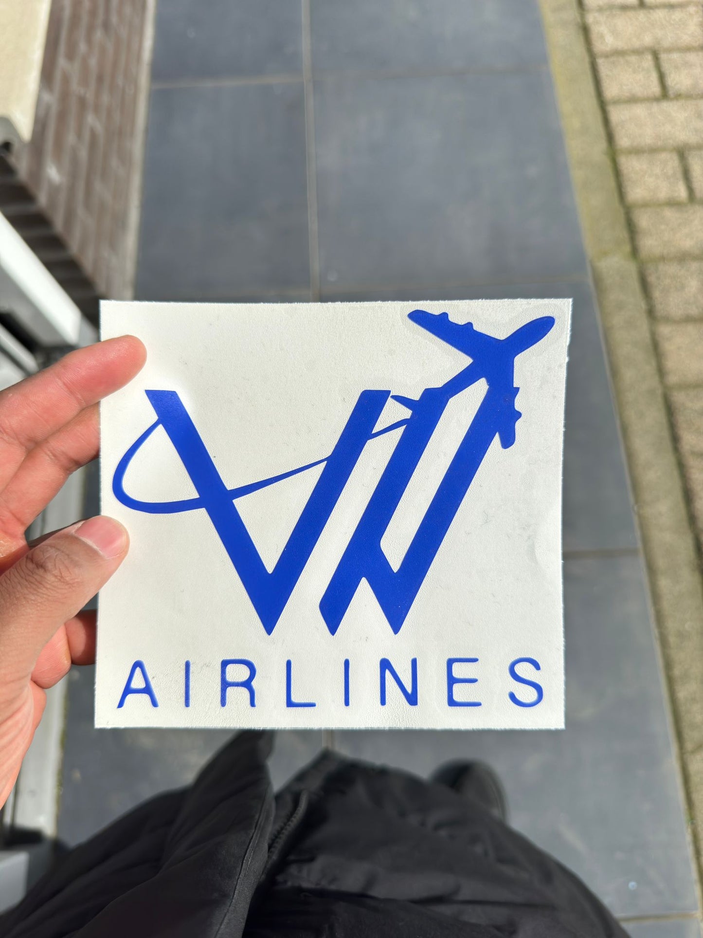 VW Airlines sticker