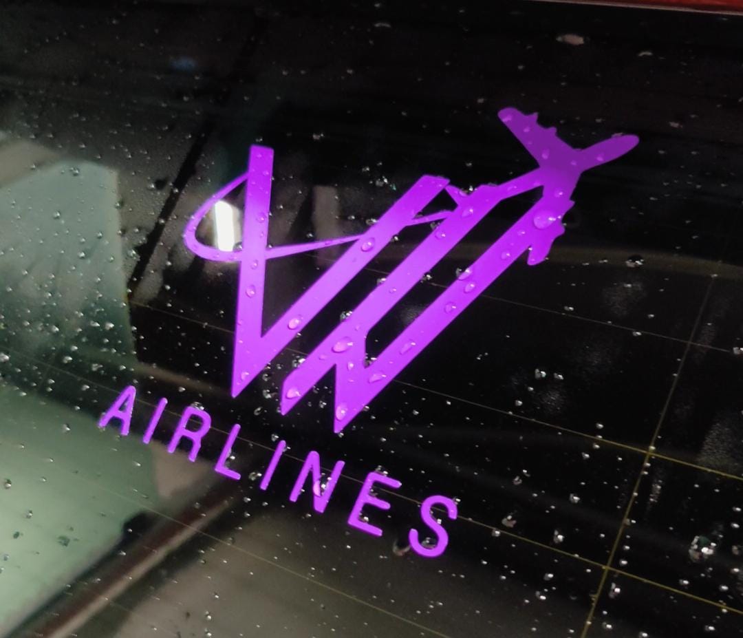 VW Airlines sticker