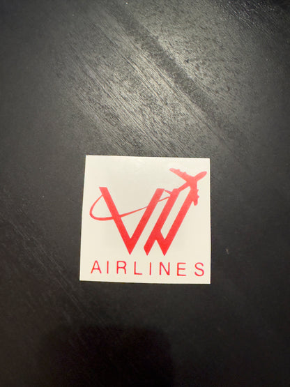 VW Airlines sticker