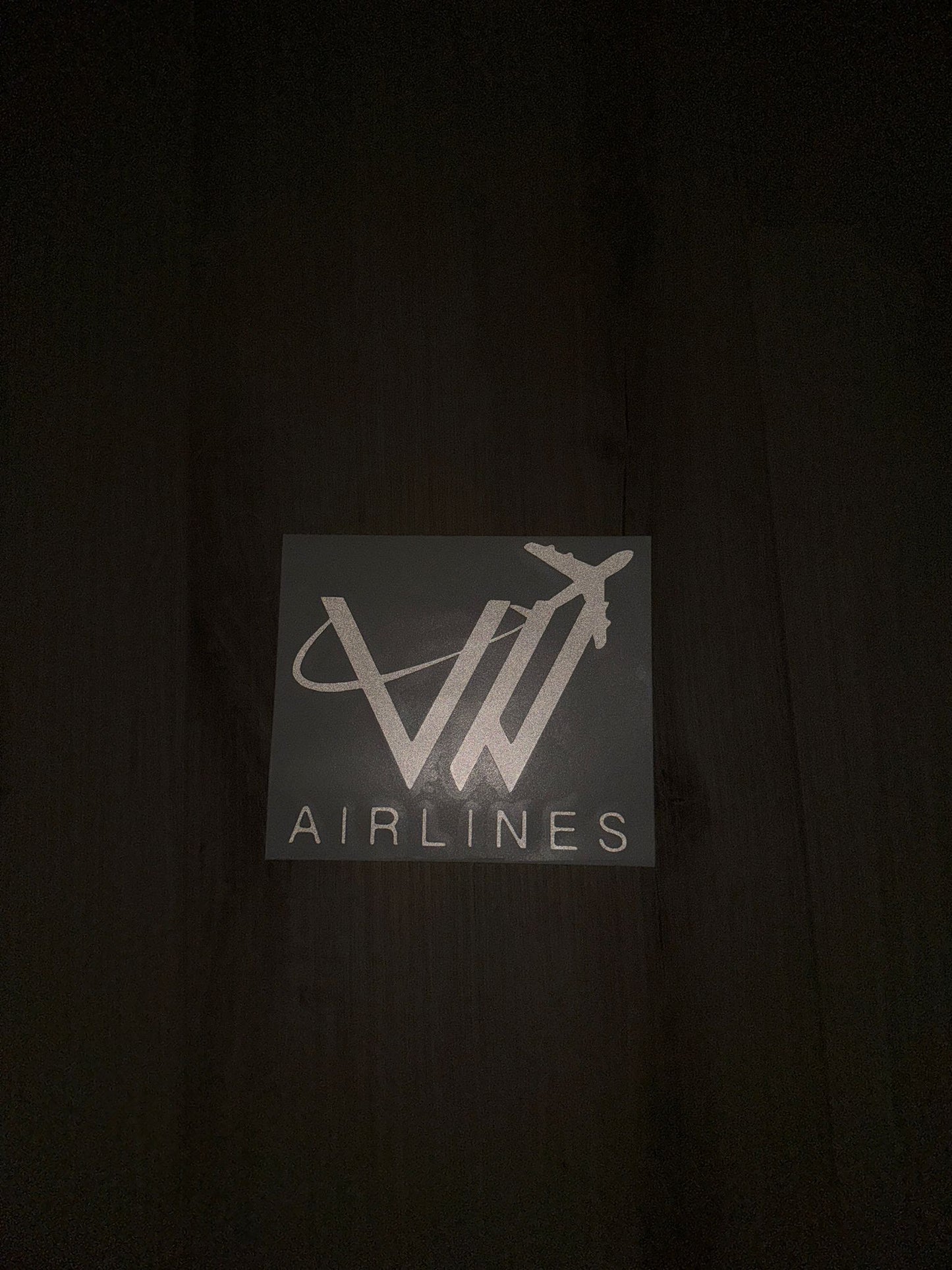 VW Airlines sticker