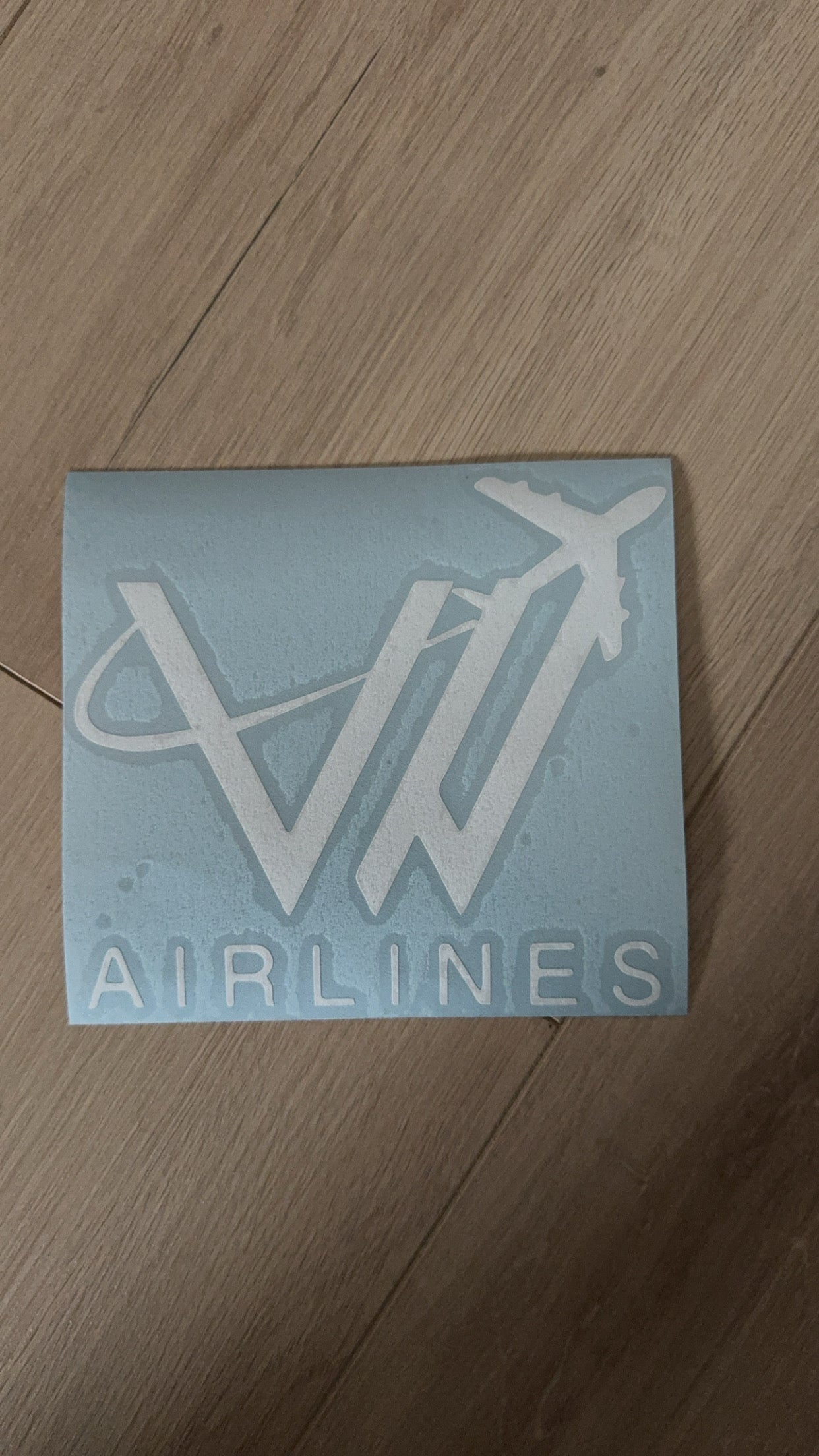 VW Airlines sticker