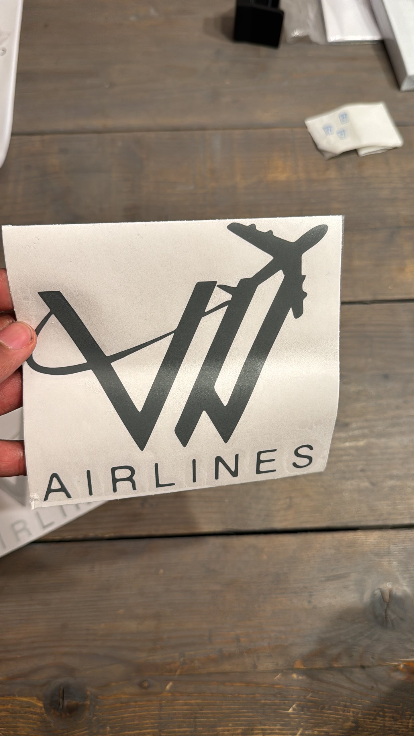 VW Airlines sticker